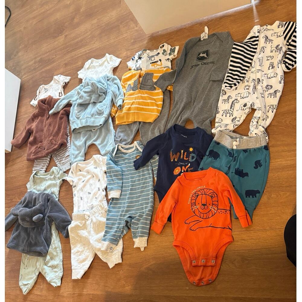 Lot Of 20 Pieces Of 3 Month Boy‎ Clothing